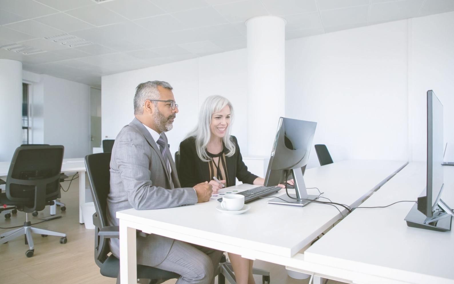 Espace de formation confortable pour apprentissage financier